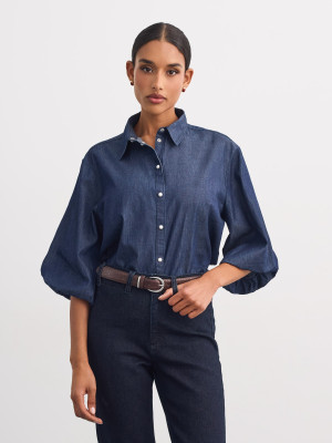 Mohito - Camisa vaquera - steel blue - 32
