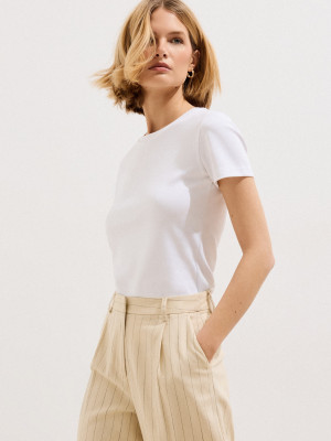 Mohito - Camiseta ajustada - blanco - XS
