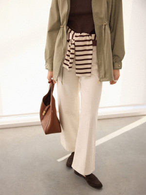 Mohito - Jeans mit weitem Bein - Creme - 40