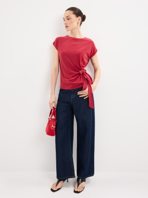 Mohito - Jeans mit breiten Beinen - Navy - 38