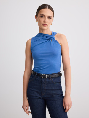 Mohito - LADIES` BLOUSE - Navy - XS