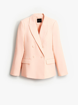 Mohito - Zweireihiger Blazer - Orange - 36