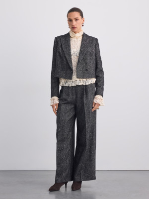 Mohito - Pantalón de pernera ancha - negro - 42