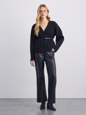 Mohito - Pantalón de pernera ancha - negro - 34