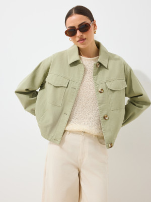 Mohito - Frühlingsjacke - Olivgrün - 44