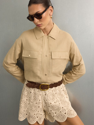 Mohito - Giacca con colletto - beige - 38