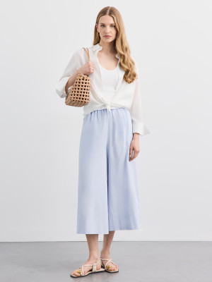 Mohito - Pantaloni culotte - blu pallido - 40