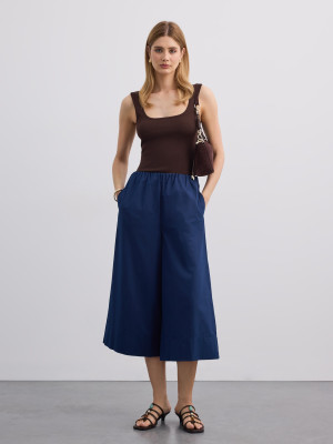 Mohito - Kalhoty culotte - námořnická modrá - 38