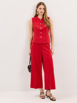 Mohito - Pantaloni culotte - rosso - 36