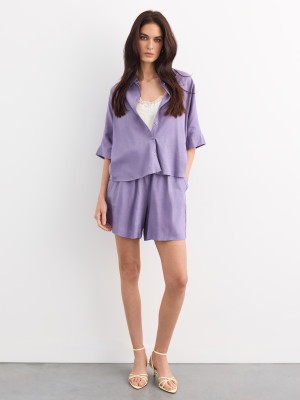 Mohito - Pantaloncini - uva - 38