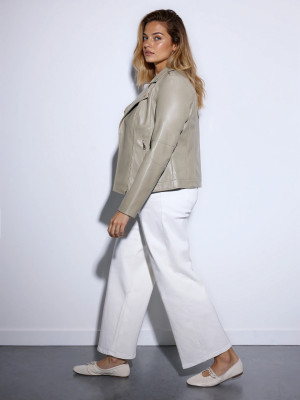 Mohito - Biker-Jacke - Olivgrün - 32
