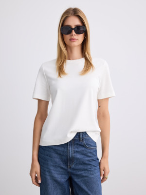Mohito - Camiseta de algodón - crema - XL