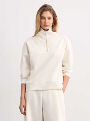 Mohito - Sudadera con cuello - crema - M/L