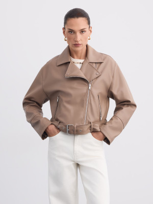 Mohito - Bikerjacke - Beige - 34