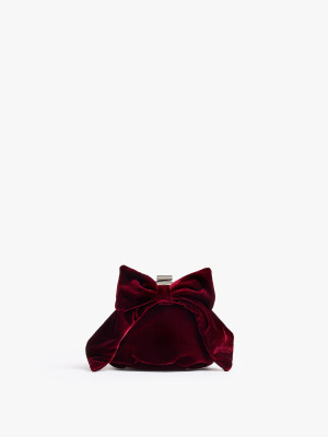 Mohito - Handtasche aus Samt mit Kettenriemen - Dunkelviolett - ONE SIZE