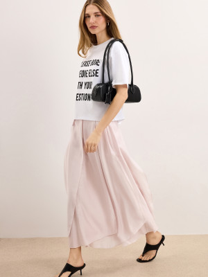 Mohito - Gonna midi - rosa pastello - 42