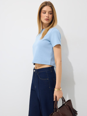 Mohito - T-shirt a maniche corte - azzurro - XXL
