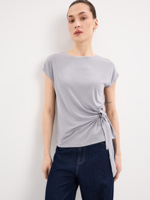 Mohito - Modal blend blouse - Grau - XS