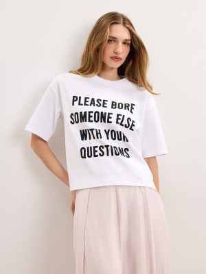 Mohito - T-shirt stampata - bianco - XXL