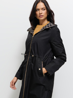 Mohito - Parka mit Kapuze - Schwarz - 32
