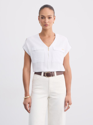 Mohito - Blusa de viscosa - blanco - 42