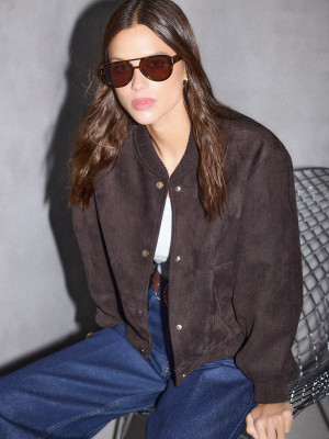 Mohito - Giacca bomber - marrone scuro - 38