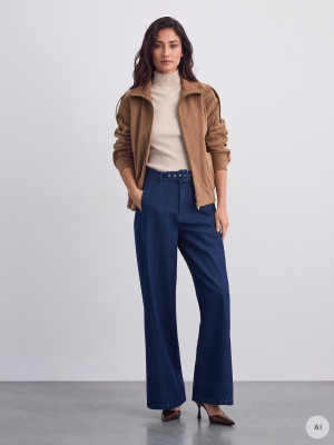 Mohito - Sweter z golfem - beżowy -