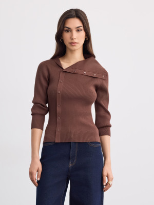 Mohito - Cardigan - marrone scuro - S