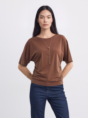 Mohito - T-Shirt - Braun - L