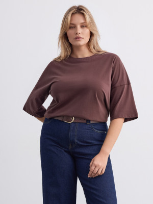 Mohito - T-shirt in cotone - marrone - S