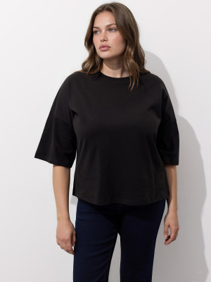 Mohito - Tricou din bumbac - Negru - L
