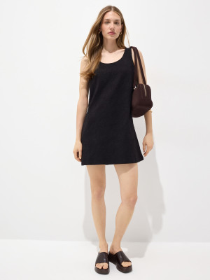 Mohito - Minikleid mit Trapezschnitt - Schwarz - M