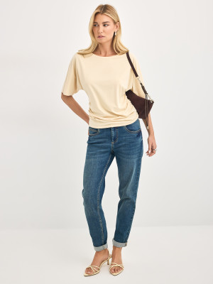 Mohito - Jeans im Boyfriend-Fit - Navy - 32