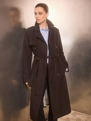 Mohito - LADIES` COAT - Dunkelbraun - 32