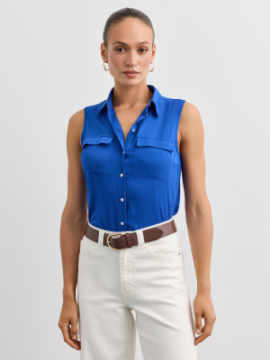 Mohito - LADIES` SHIRT - blu scuro - 40