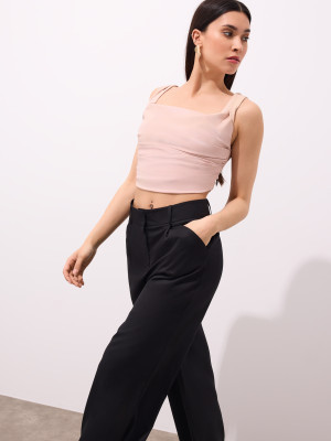 Mohito - Kurzes Top - Nude - M