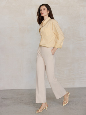 Mohito - Wide leg trousers - Beige - 38