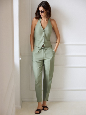 Mohito - Pantaloni a sigaretta - verde oliva - 40