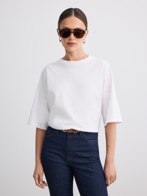 Mohito - Camiseta de algodón - blanco - XL