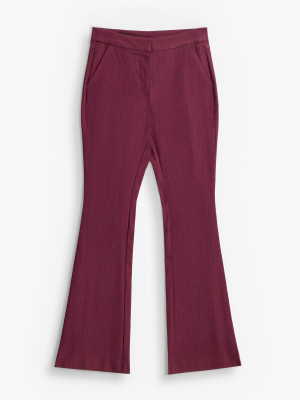 Mohito - Pantaloni flare - Vișiniu - 32