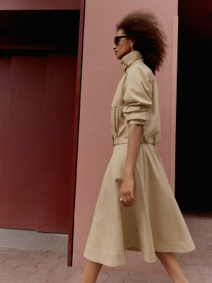 Mohito - Gonna midi - beige - 34