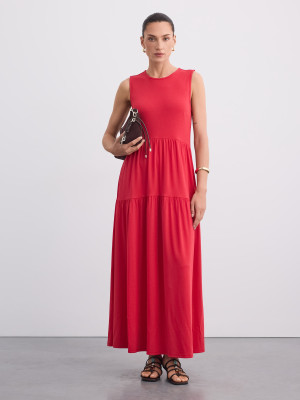 Mohito - Maxi abito A-Line - rosso - XL