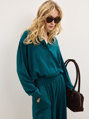 Mohito - Hemdbluse - Grün - 40