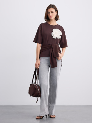 Mohito - Jeans mit weitem Bein - Grau - 40