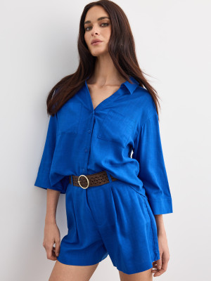 Mohito - Koszula z rękawami 3/4 - niebieski -