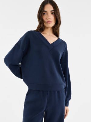 Mohito - Klasická mikina - námornícka modrá - M/L