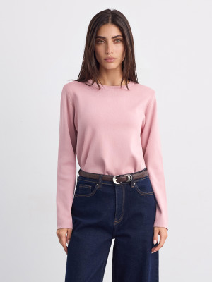 Mohito - Jersey basic - rosa empolvado - S