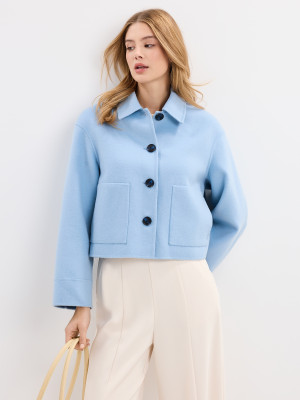 Mohito - Cappotto misto lana - blu pallido - 42