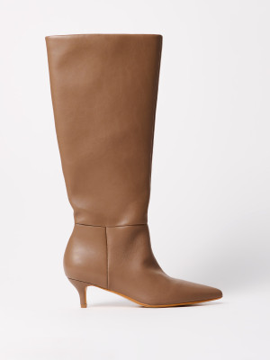 Mohito - Stivali al ginocchio con tacco - beige - 36