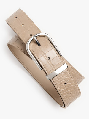 Mohito - Gürtel mit Klammer - Beige - S